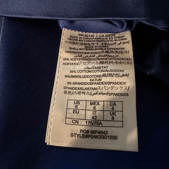 GUESS by MARCIANO Dress Blue One Shoulder Kennedy Mini Size 6 • NEW WITH TAGS • - Picture 9 of 10